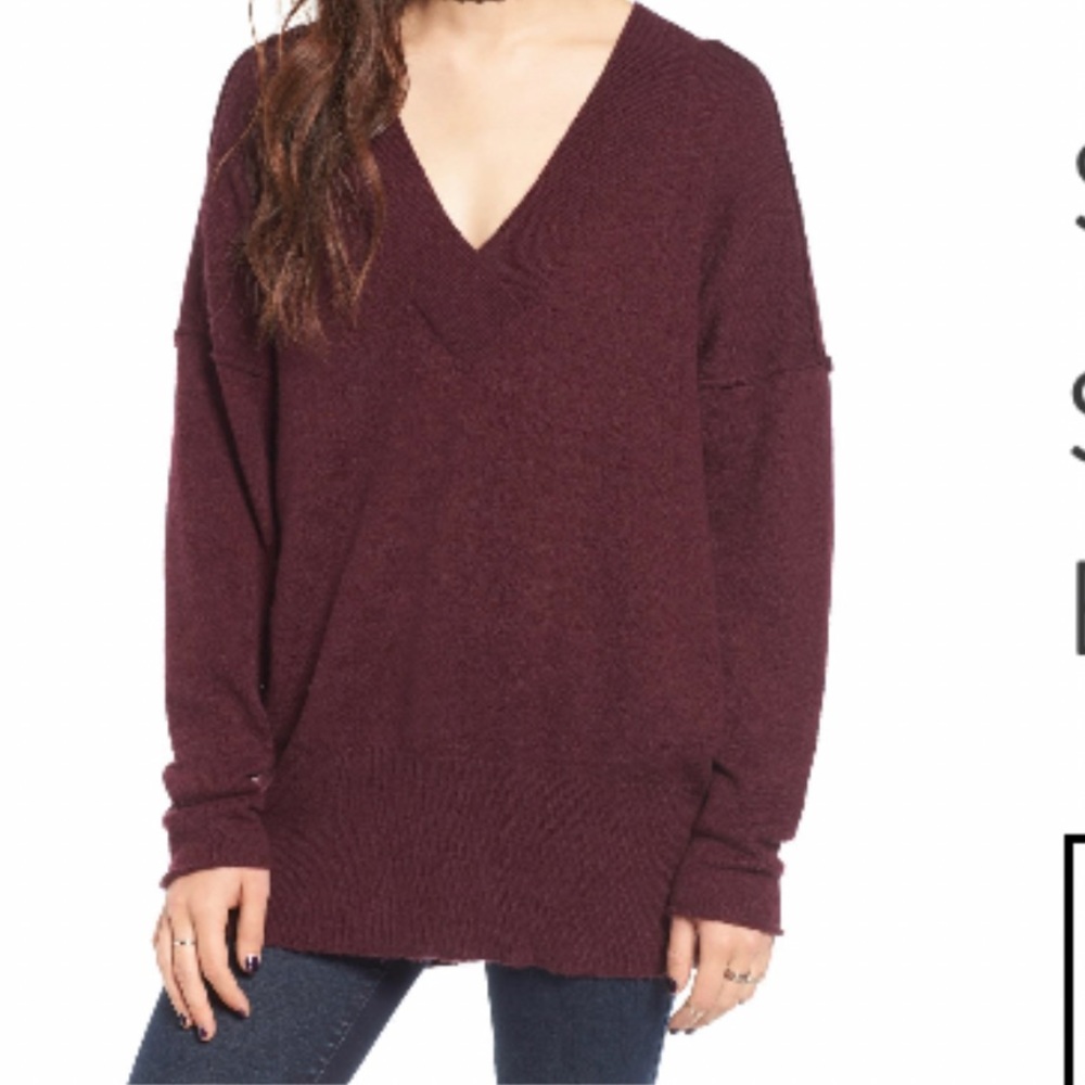 BP maroon sweater